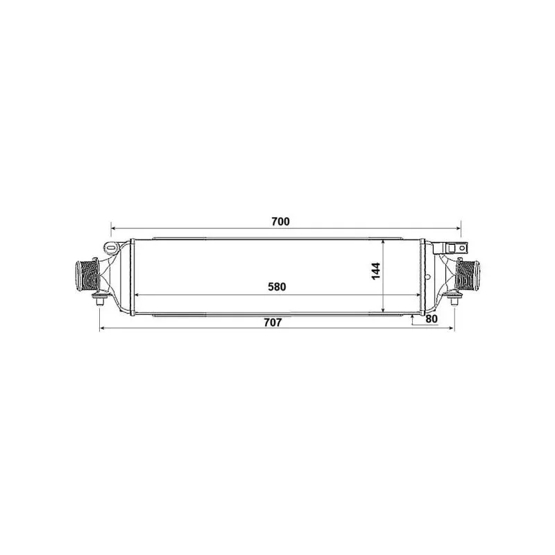 Intercooler, échangeur NRF 30792