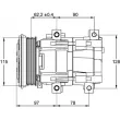 Compresseur, climatisation MAHLE ACP 153 000P - Visuel 2