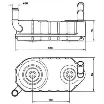 Radiateur d'huile NRF 31004