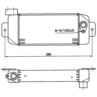 Radiateur d'huile NRF 31098