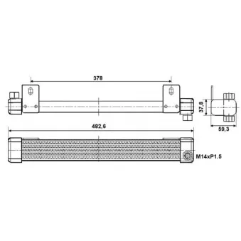 Radiateur d'huile NRF 31164