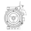 Compresseur, climatisation MAHLE ACP 634 000P - Visuel 3