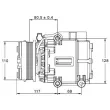 Compresseur, climatisation MAHLE ACP 858 000P - Visuel 2
