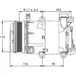 Compresseur, climatisation MAHLE ACP 866 000P - Visuel 2