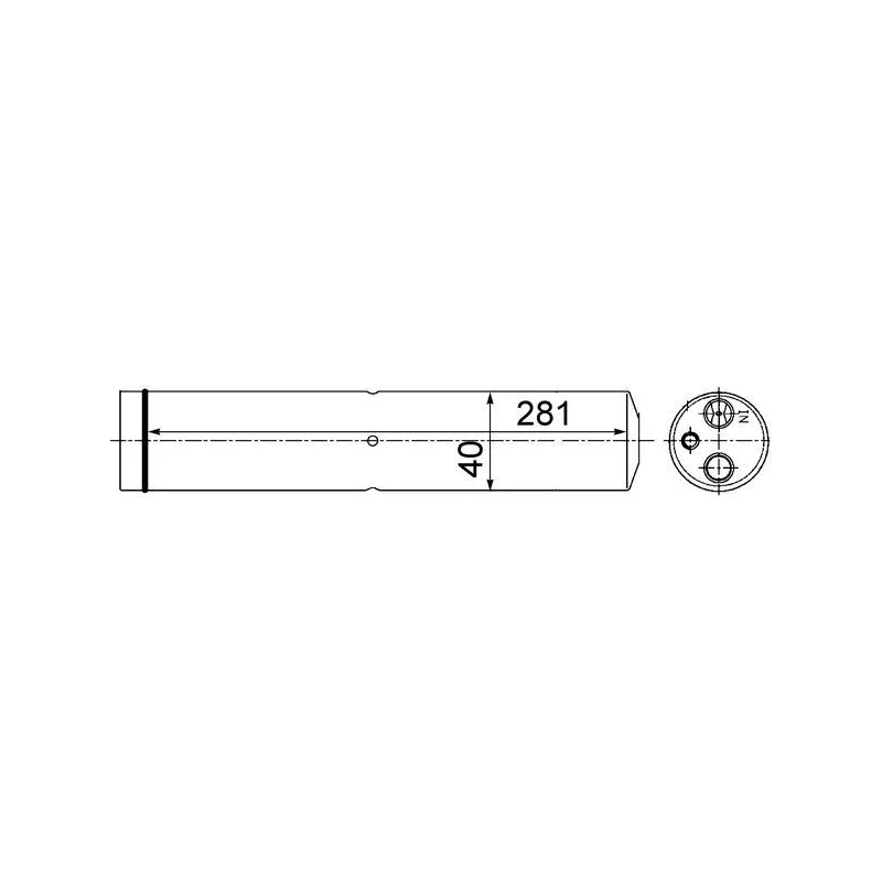 Filtre déshydratant, climatisation MAHLE AD 102 000S