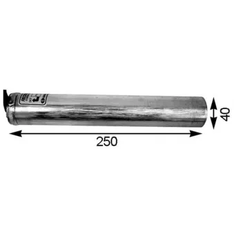 Filtre déshydratant, climatisation MAHLE AD 182 000S