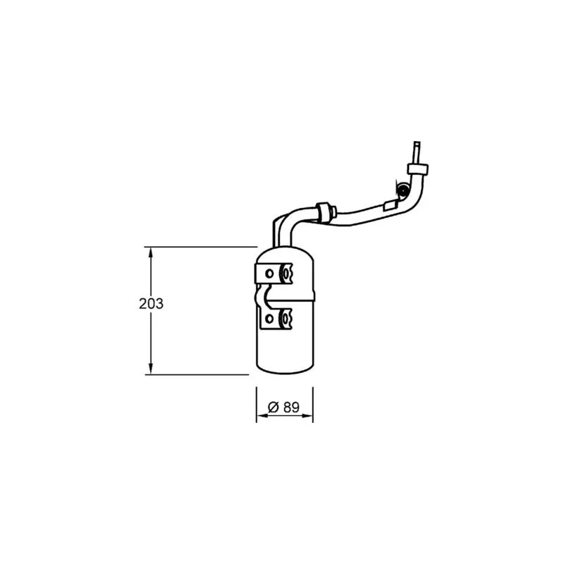 Filtre déshydratant, climatisation MAHLE AD 277 000S