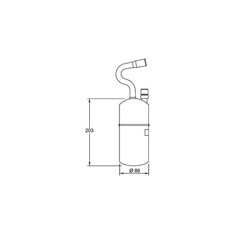 Filtre déshydratant, climatisation MAHLE AD 34 000S