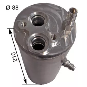 Filtre déshydratant, climatisation MAHLE AD 44 000S