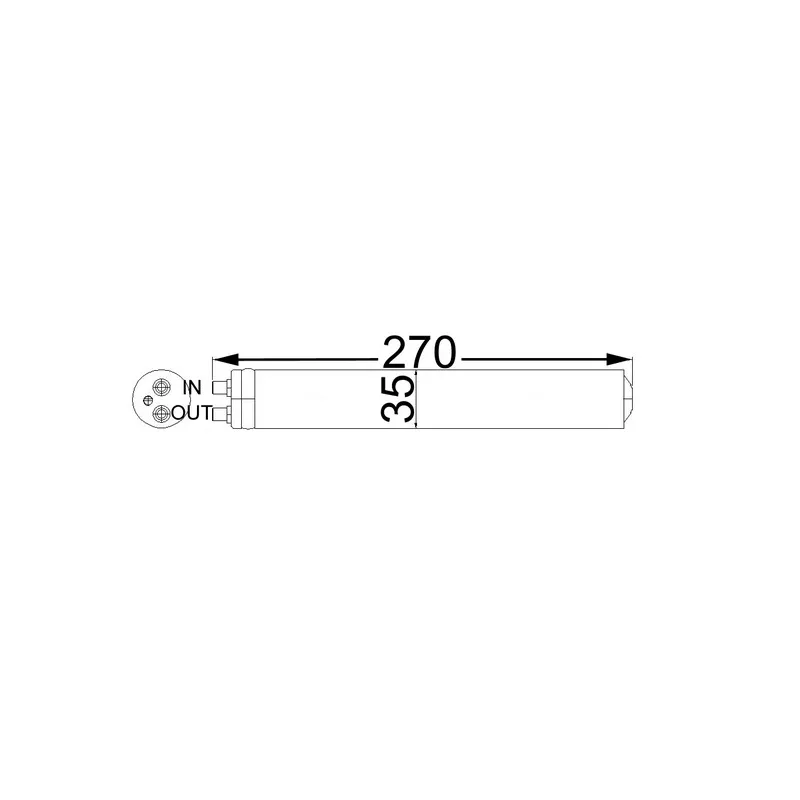 Filtre déshydratant, climatisation MAHLE AD 64 000S