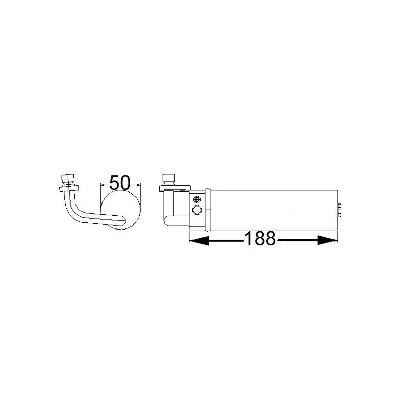 Filtre déshydratant, climatisation MAHLE AD 67 000S