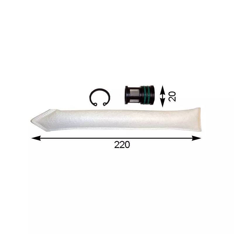 Filtre déshydratant, climatisation MAHLE AD 74 000S