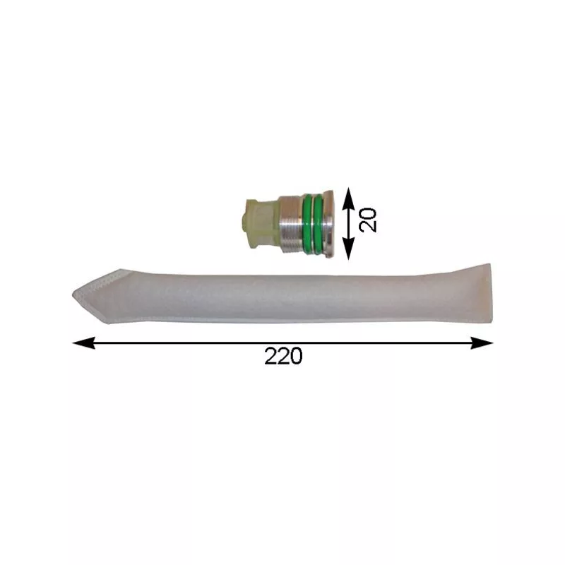 Filtre déshydratant, climatisation MAHLE AD 76 000S