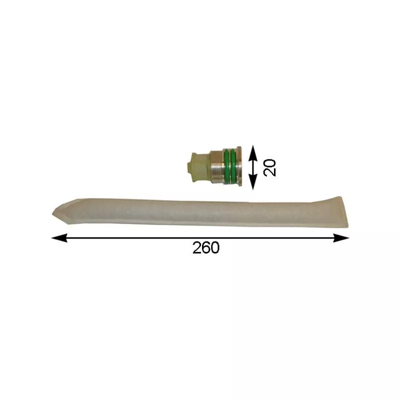 Filtre déshydratant, climatisation MAHLE AD 77 000S