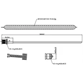 Filtre déshydratant, climatisation MAHLE AD 89 000S