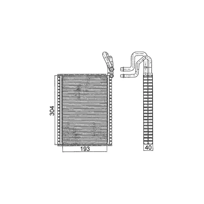 Evaporateur climatisation MAHLE AE 116 000S