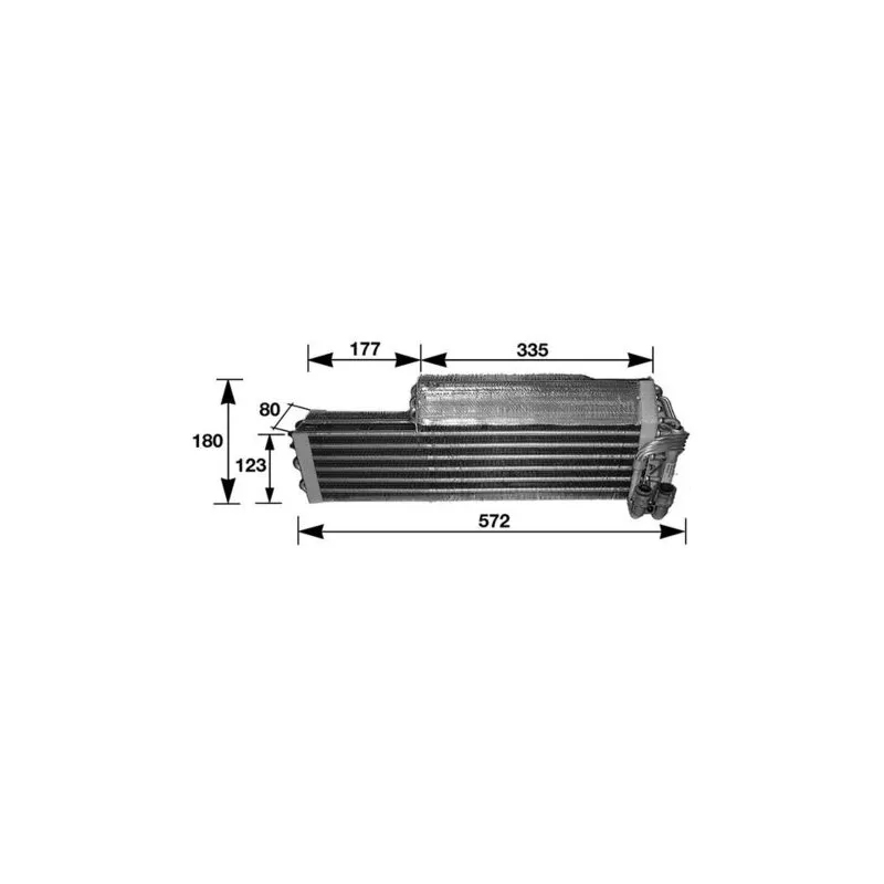 Evaporateur climatisation MAHLE AE 37 000S