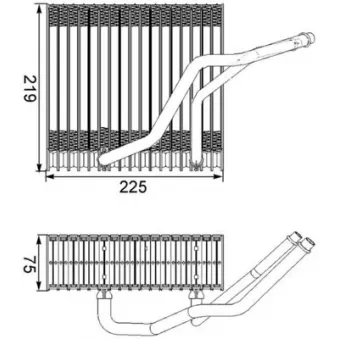Evaporateur climatisation MAHLE
