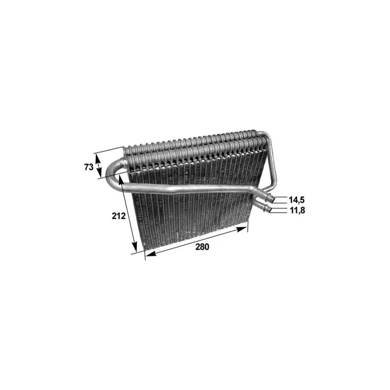 Evaporateur climatisation MAHLE AE 47 000S