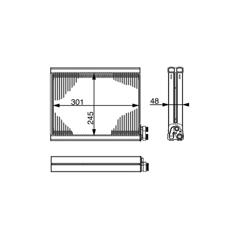 Evaporateur climatisation MAHLE AE 71 000S