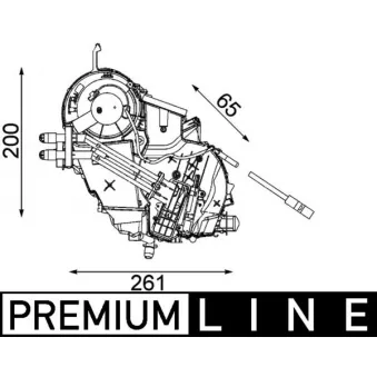 Evaporateur climatisation MAHLE AE 75 000P