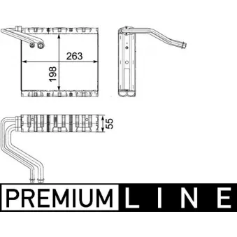 Evaporateur climatisation MAHLE
