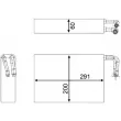 Evaporateur climatisation MAHLE AE 86 000S - Visuel 1