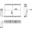 Evaporateur climatisation MAHLE AE 88 000P - Visuel 2