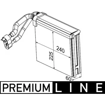 Evaporateur climatisation MAHLE AE 94 000P