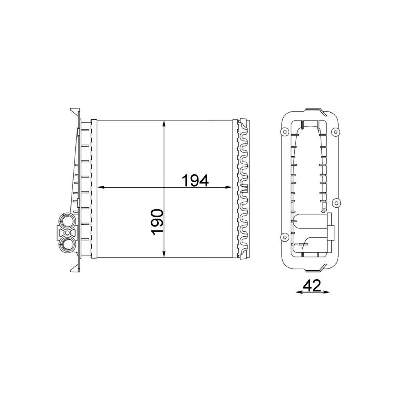 Système de chauffage MAHLE AH 106 000S
