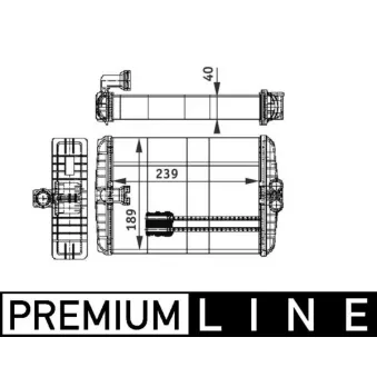Système de chauffage MAHLE AH 110 000P