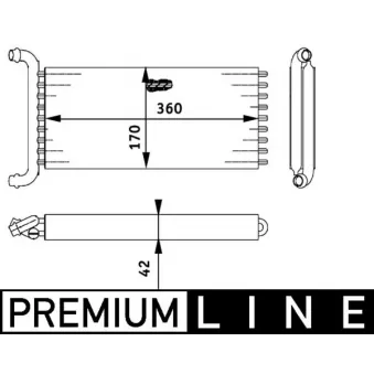 Système de chauffage MAHLE AH 113 000P