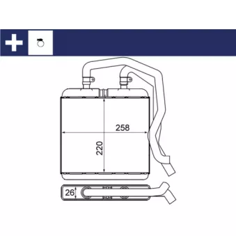 Système de chauffage MAHLE AH 12 000S