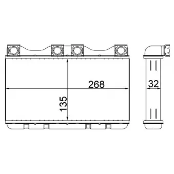 Système de chauffage MAHLE AH 136 000S