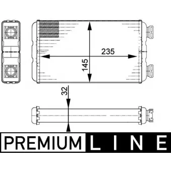 Système de chauffage MAHLE AH 138 000P