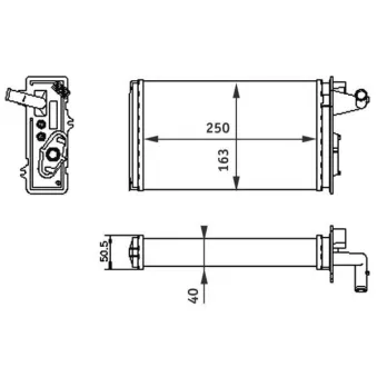 Système de chauffage MAHLE AH 141 000S