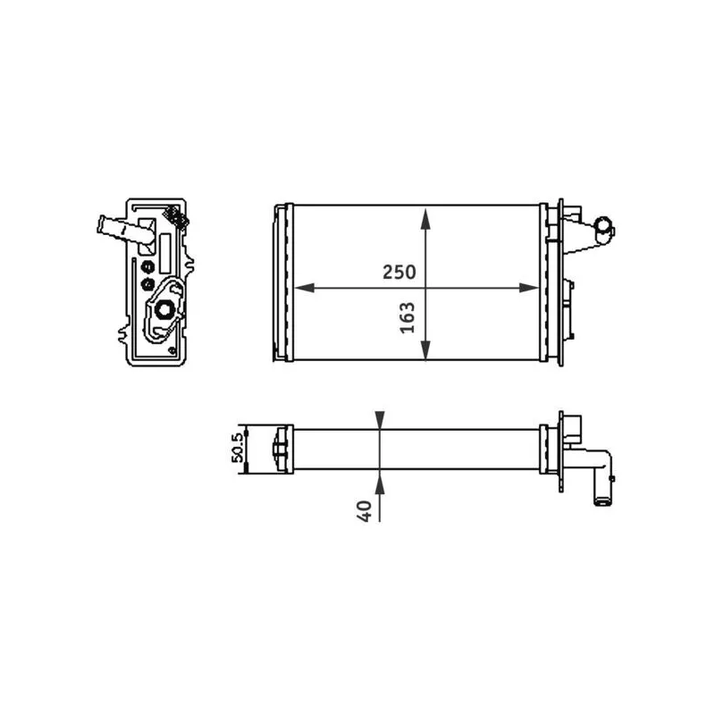 Système de chauffage MAHLE AH 141 000S