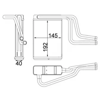Système de chauffage MAHLE AH 146 000S