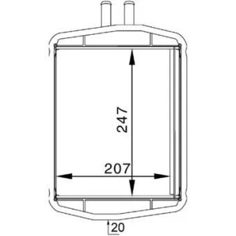 Système de chauffage MAHLE AH 152 000S