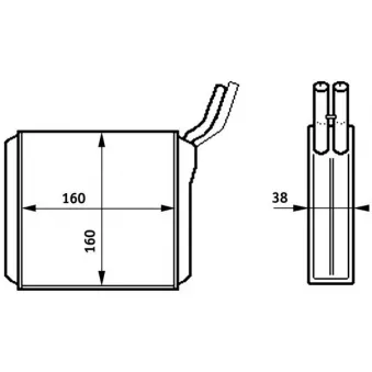 Système de chauffage MAHLE AH 153 000S