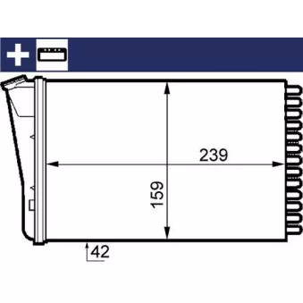 Système de chauffage MAHLE AH 155 000S