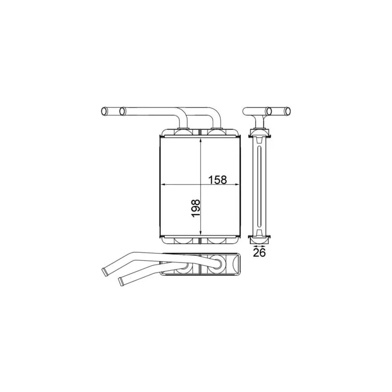 Système de chauffage MAHLE AH 157 000S