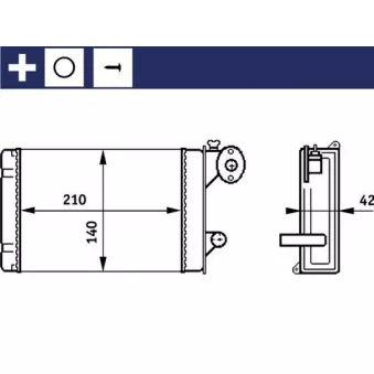 Système de chauffage MAHLE AH 158 000S