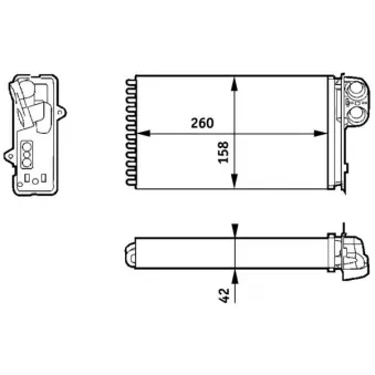 Système de chauffage MAHLE AH 162 000S