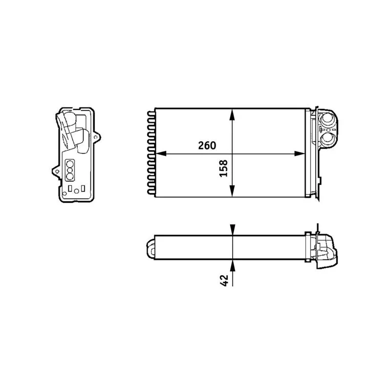 Système de chauffage MAHLE AH 162 000S