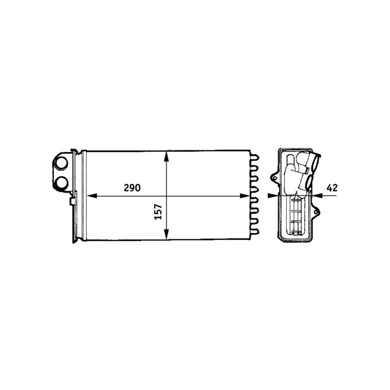 Système de chauffage MAHLE AH 163 000S