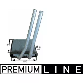 Système de chauffage MAHLE AH 178 000P