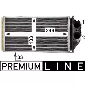Système de chauffage MAHLE AH 187 000P