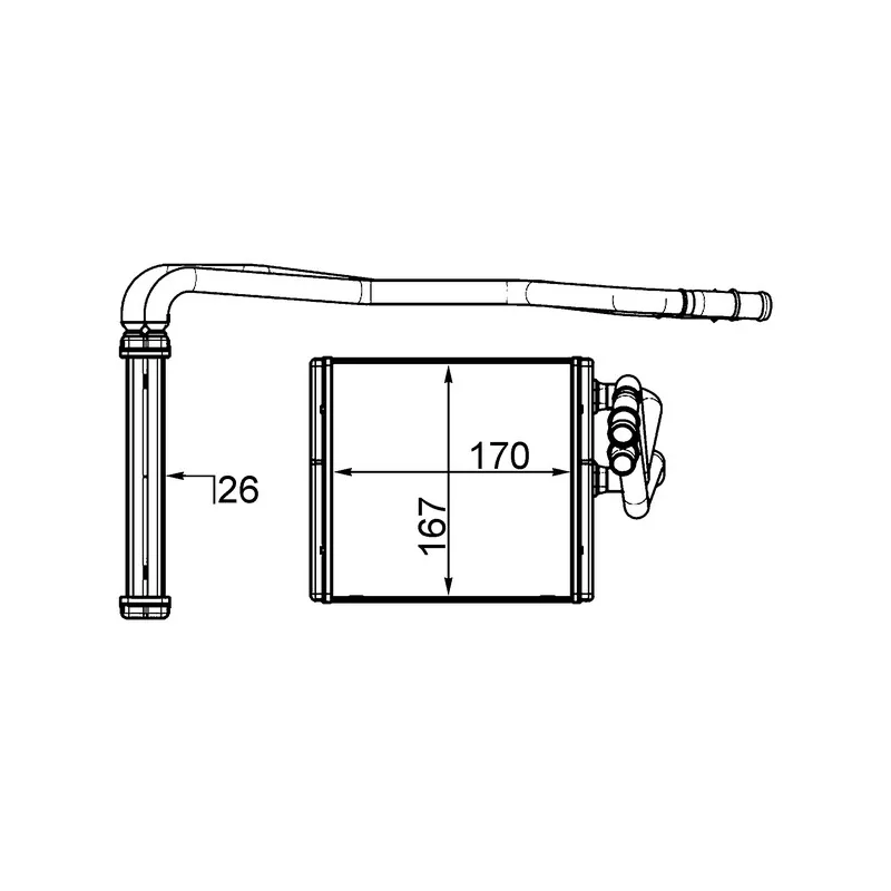 Système de chauffage MAHLE AH 197 000S