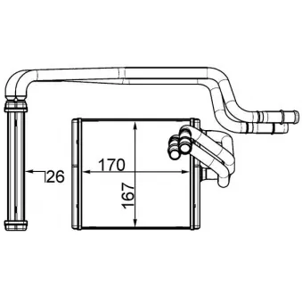 Système de chauffage MAHLE AH 198 000S